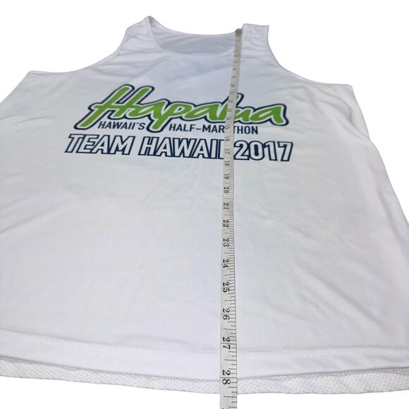 Hapalua Hawaii Half Marathon Shirt Mens Large Team Hawaii 2017 Running Tank - Picture 8 of 8